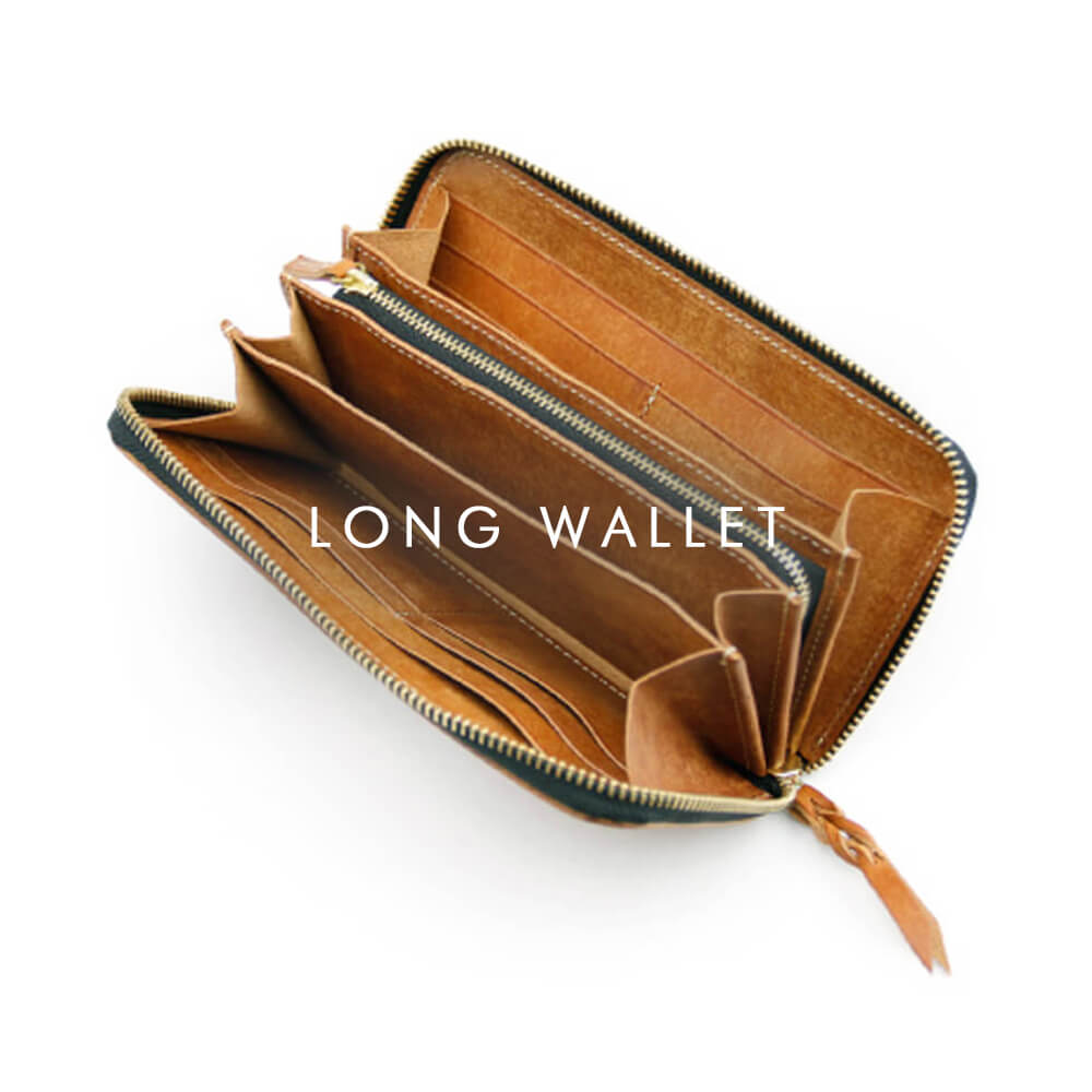 Ryu] LONG WALLET 革財布 -