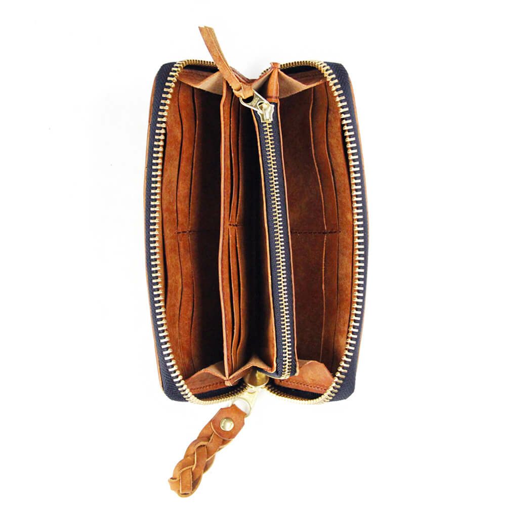Ryu] MESH GRAND ZIP (L) WALLET | Wath