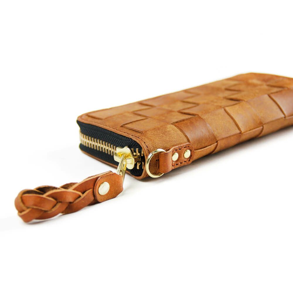Ryu] MESH GRAND ZIP (L) WALLET | Wath
