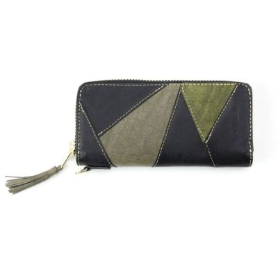 Ryu] CRAZY PATCHWORK GRAND ZIP(L)WALLET | Wath'z