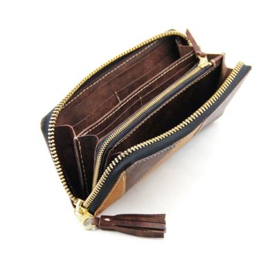 Ryu] CRAZY PATCHWORK GRAND ZIP(L)WALLET | Wath'z